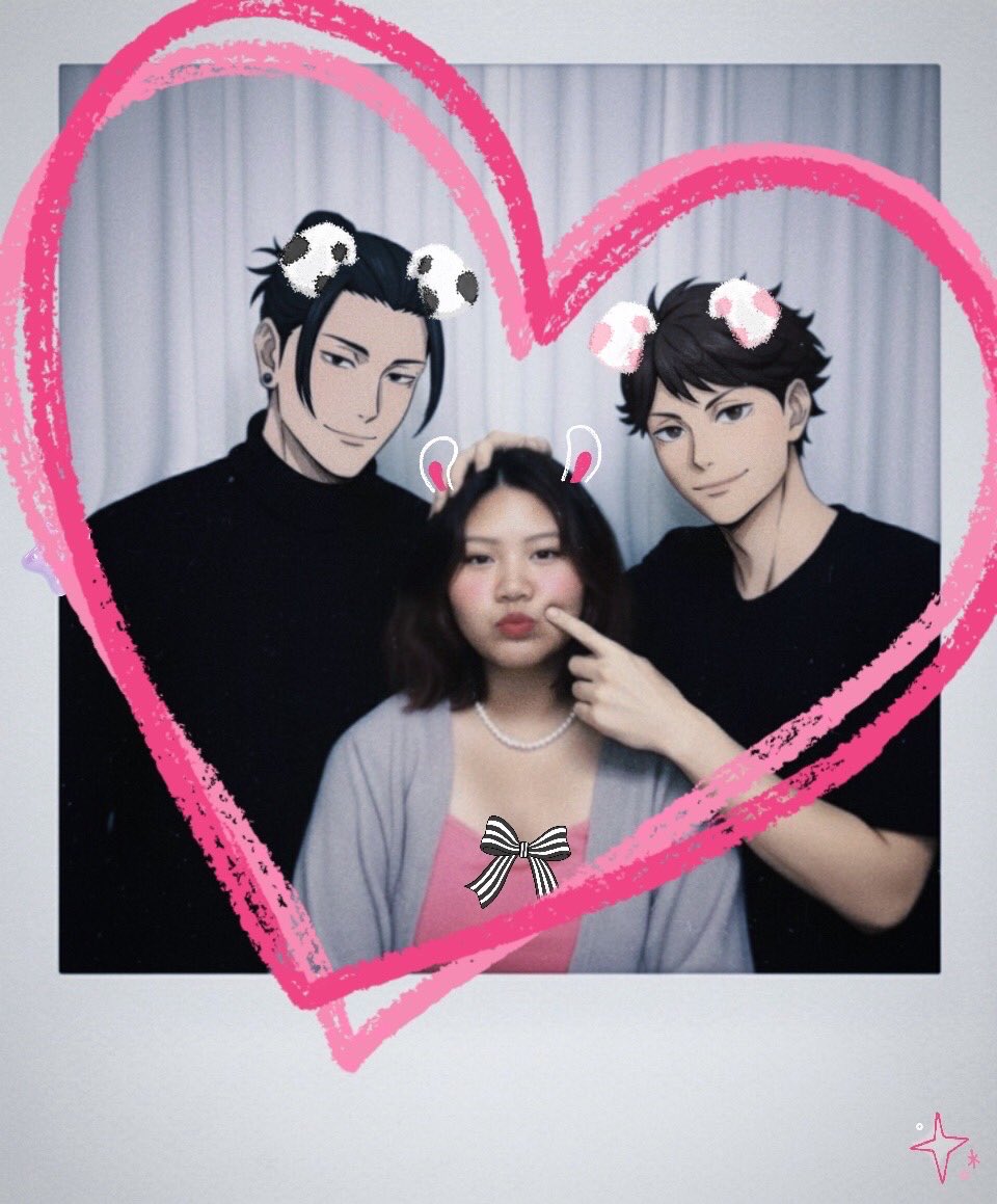 KookieKyar's tweet photo. 행복해 ㅋㅋㅋㅋ #GetoSuguru #oikawa #JujutsuKaisen #Haikyuu https://t.co/mBOmgLYAS0