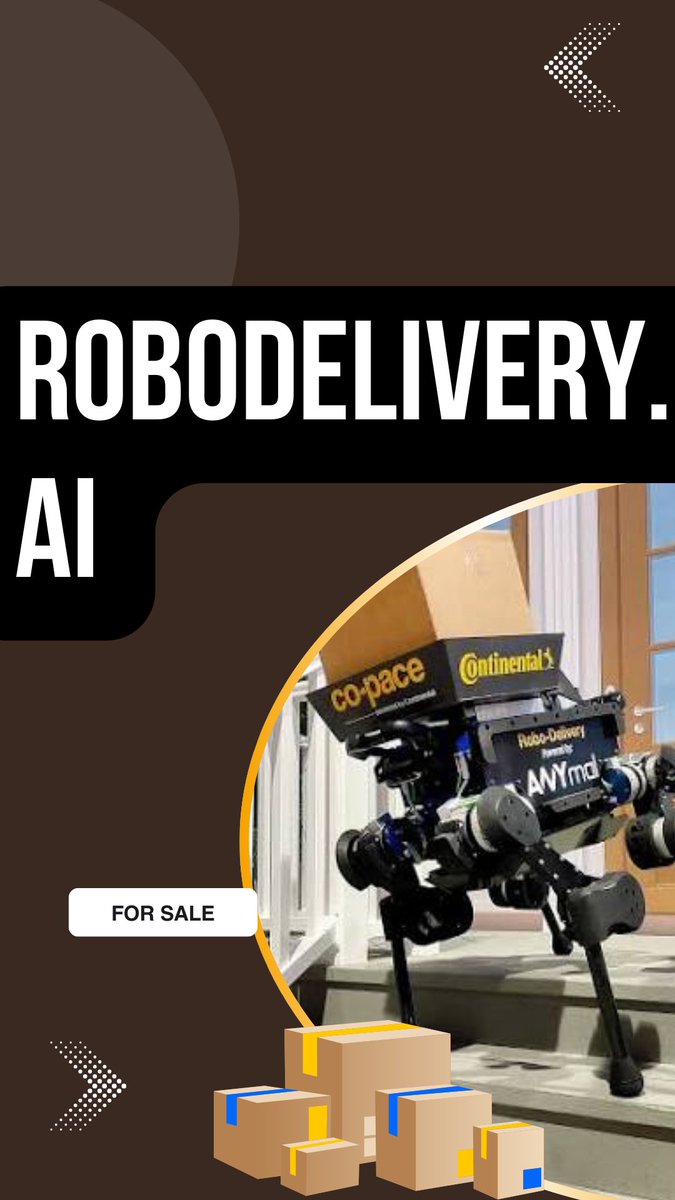 Golovanova52173's tweet image. RoboDelivery.ai
For sale on atom.com
#deliveryrobots #deliveryrobot #autonomousdelivery #robodelivery #robotdelivery #smartdelivery #aidelivery