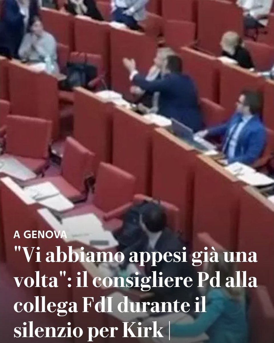 Donatella Chiodi #spuntablu (@chiodidonatella) on Twitter photo Hanno appeso e vilipeso un cadavere.
Anzi due.
E dopo 80 anni ne sono ancora fieri.
Vili.
#17settembre #CharlieKirk
#Mussolini #ClarettaPetacci
share.google/uxqpjuRt2vF2zT… Hanno appeso e vilipeso un cadavere.
Anzi due.
E dopo 80 anni ne sono ancora fieri.
Vili.
#17settembre #CharlieKirk
#Mussolini #ClarettaPetacci
share.google/uxqpjuRt2vF2zT…