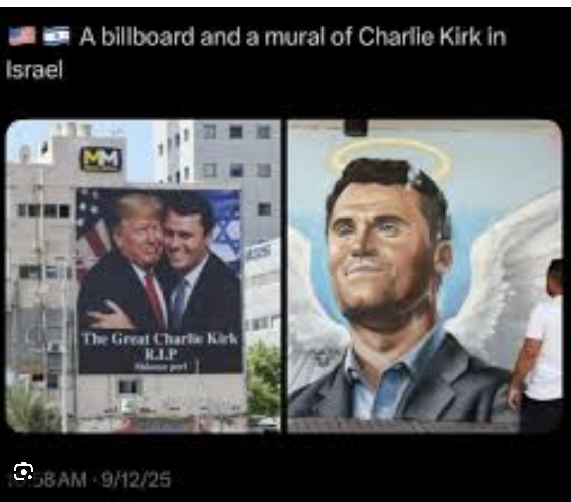 MysticMuse1o1's tweet photo. @Megatron_ron What happened to the mural & billboard they magically created a day after they shot him? 😂 #hasbarafail https://t.co/PrVTDVklDo