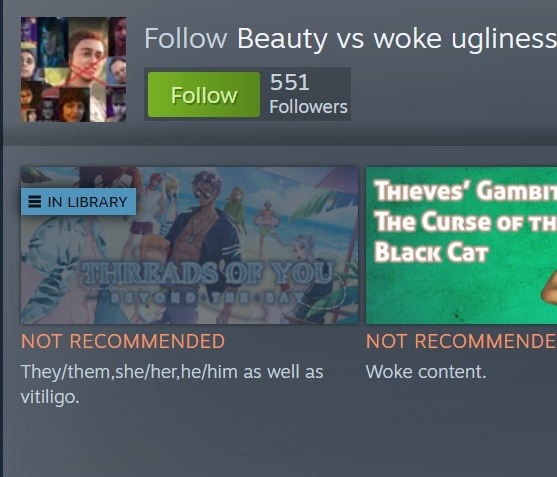 If you were looking for a good reason to play the Threads of You: Beyond the Bay demo (releasing on September 23rd 2025!!), just know we made the woke list😉