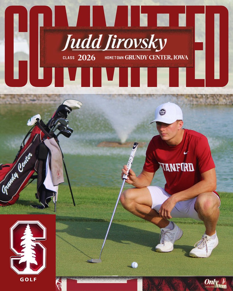 I’m incredibly blessed to say I have committed to Stanford University! I need to give thanks to my Lord and Savior Jesus Christ, my family, <a href="/cardcoachray/">Conrad Ray</a> and <a href="/StanfordMGolf/">Stanford Men's Golf</a> for the crazy opportunity, and everyone else who has shaped who I am today. 

GoCards!
