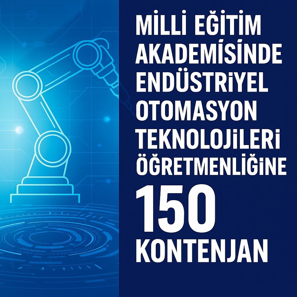 edaoksuz16's tweet photo. Türkiye’nin geleceği dijital dönüşüm ve akıllı üretimde.
Bu geleceğin merkezinde Endüstriyel Otomasyon Öğretmenleri var.

Milli Eğitim Akademisi’nde 150 kontenjan ayrılması stratejik bir ihtiyaçtır.

@Yusuf__Tekin
@meb_ttkb 
@M_E_Akademisi 

#EndüstriyelOtomasyon150Kontenjan https://t.co/rA7BCdIfsT