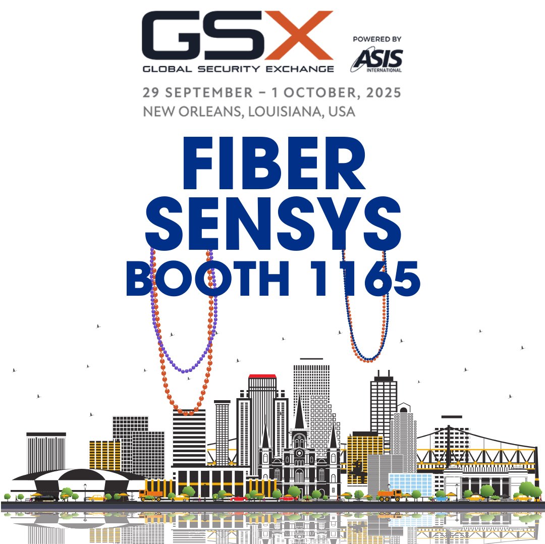 FiberSenSys's tweet photo. Don't miss us at booth 1165 from Sep. 29th to Oct. 1st. Get a discounted pass using code "EV238" at:

https://t.co/7BVOUcf0ll

#fibersensys #fiberdefender #echopoint #pointdefender #terraindefender #perimetersecurity #perimeterprotection #gsx2025 #globalsecurityexchange2025 https://t.co/9loI3C14D8