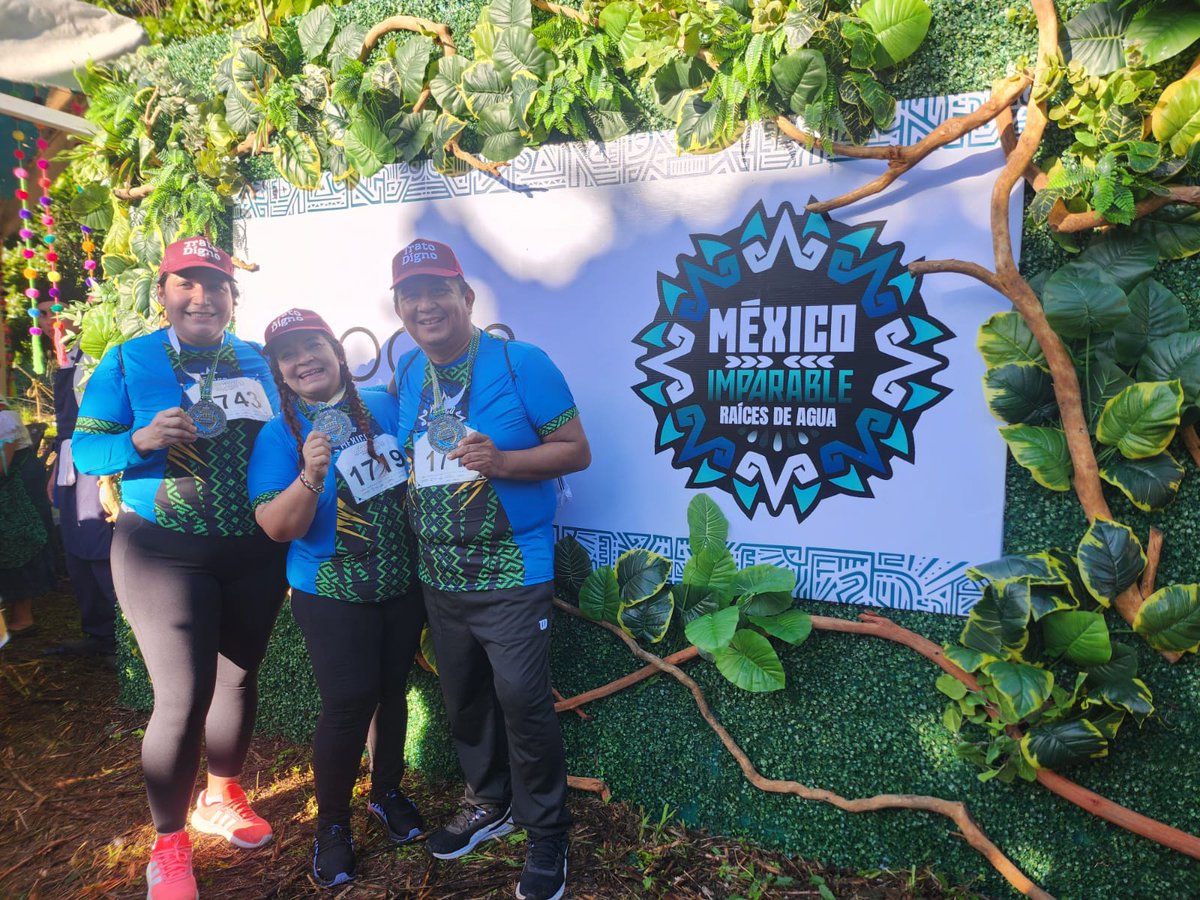 NarceMos's tweet photo. Una gran experiencia la carrera #mexicoimparable en #palenquechiapas
Representado a nuestra noble institución ISSSTE Tabasco #tratodigno https://t.co/u4RYjunUQf