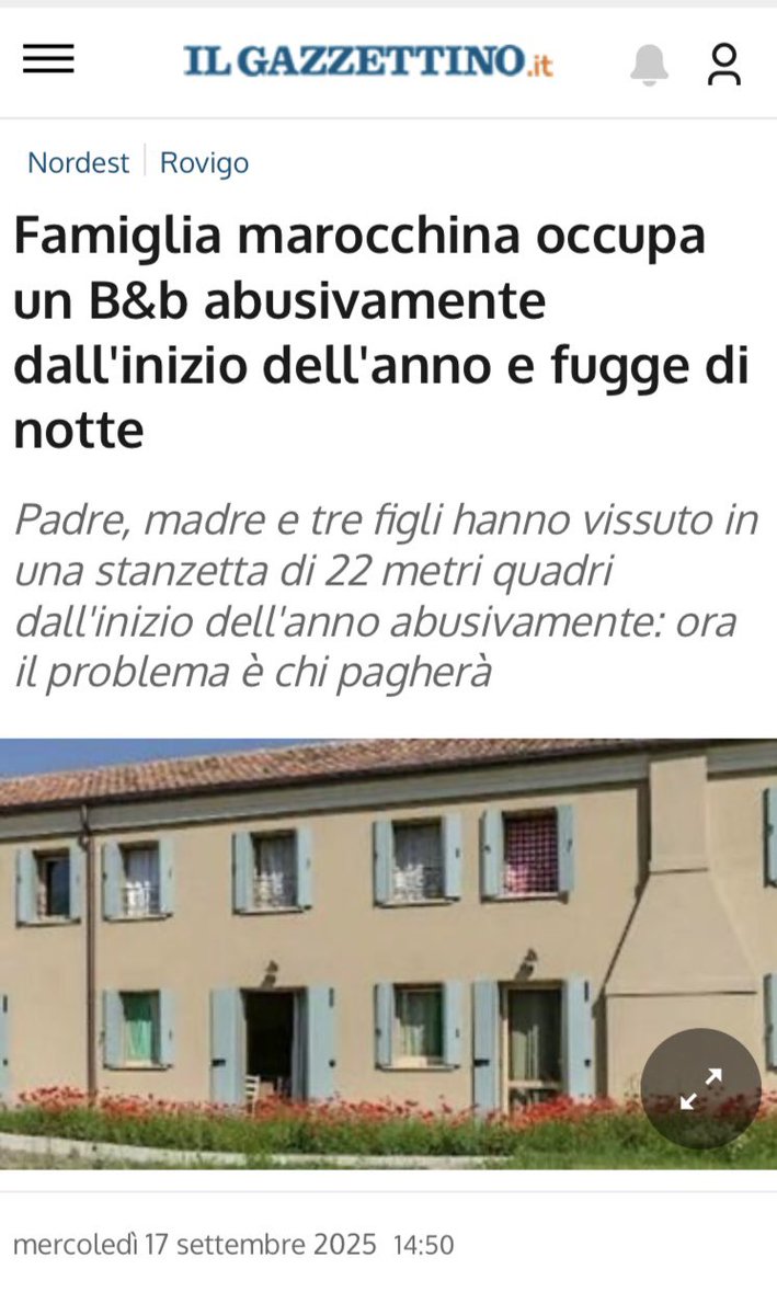 La famigliola marocchina ha lasciato 25mila euro di debito: che sia una lezione agli italiani scioccamente accoglienti.