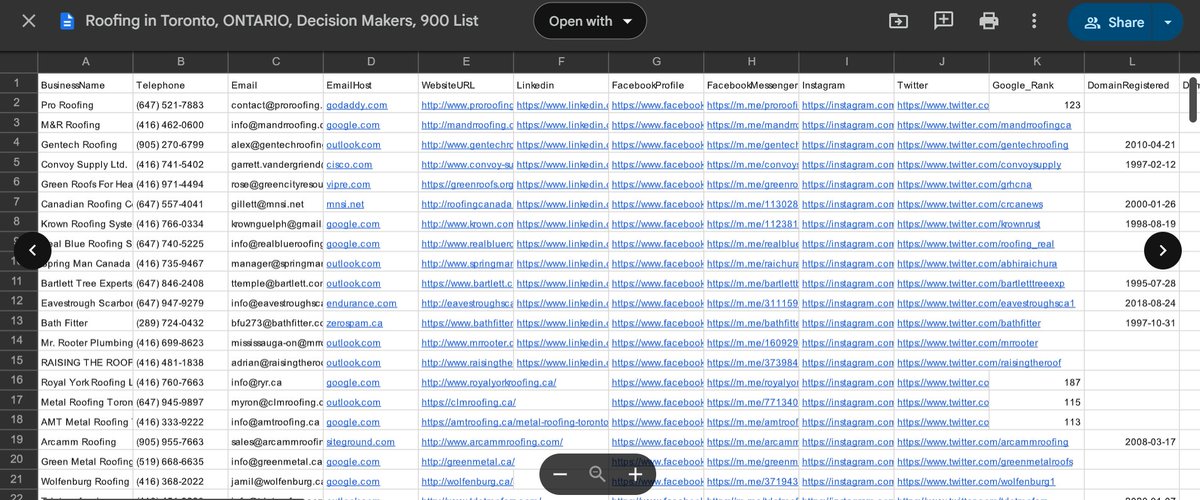 I’ve got a FRESH LIST of Roofing Company Owners in Toronto, Ontario

If you sell services, software, or supplies to roofers, this saves you the grind of searching one by one.

Want the full list?

Must Comment “159” + Like + Repost and I’ll DM it to you
(must be following)