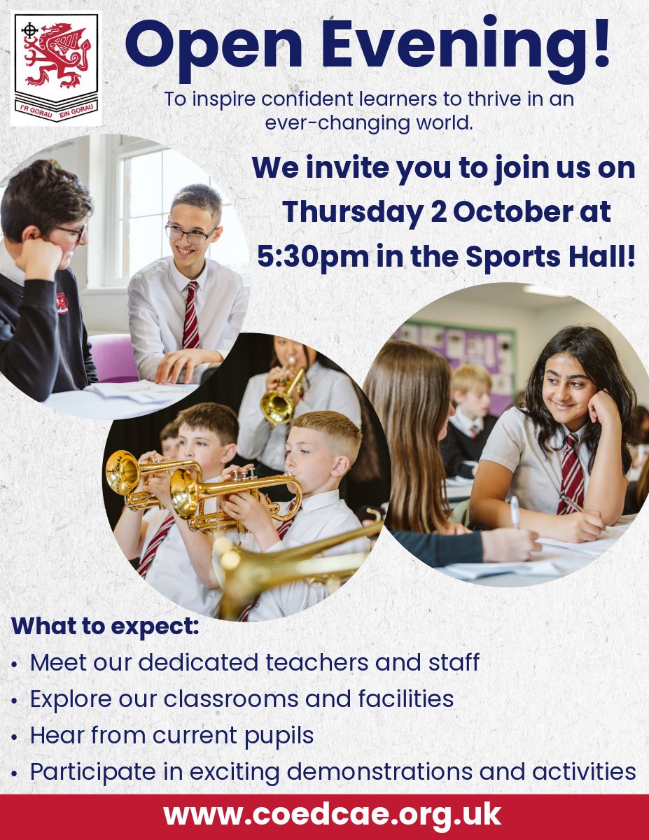 Coedcae School tweet media