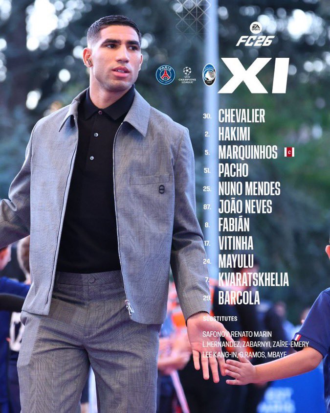 🔥 ¡Orgullo ecuatoriano en la Champions! 🇪🇨⚽️

💥 William Pacho será titular con el PSG 🇫🇷 para enfrentar al Atalanta 🇮🇹 en un partidazo por la Champions League🏆

📍 ¡El tricolor sigue brillando en Europa! 🌍✨
#ChampionsLeague #WilliamPacho #PSG #OrgulloEcuatoriano