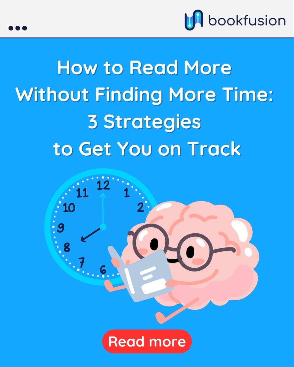 BookFusionHQ's tweet image. ⏱️ Busy readers: you don’t need more time—just better habits.

📖 Open Book Strategy → read in 3-min windows
🧠 Highlight/notes → boost retention
✅ 5-Minute Rule → 30+ hours of reading yearly

👉 More tips in our blog post: vist.ly/476xv

#DigitalReading #BookFusion