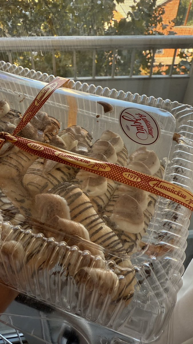 Мама привезла из Барнаула лучшие в мире пирожные. Планирую углеводную кому