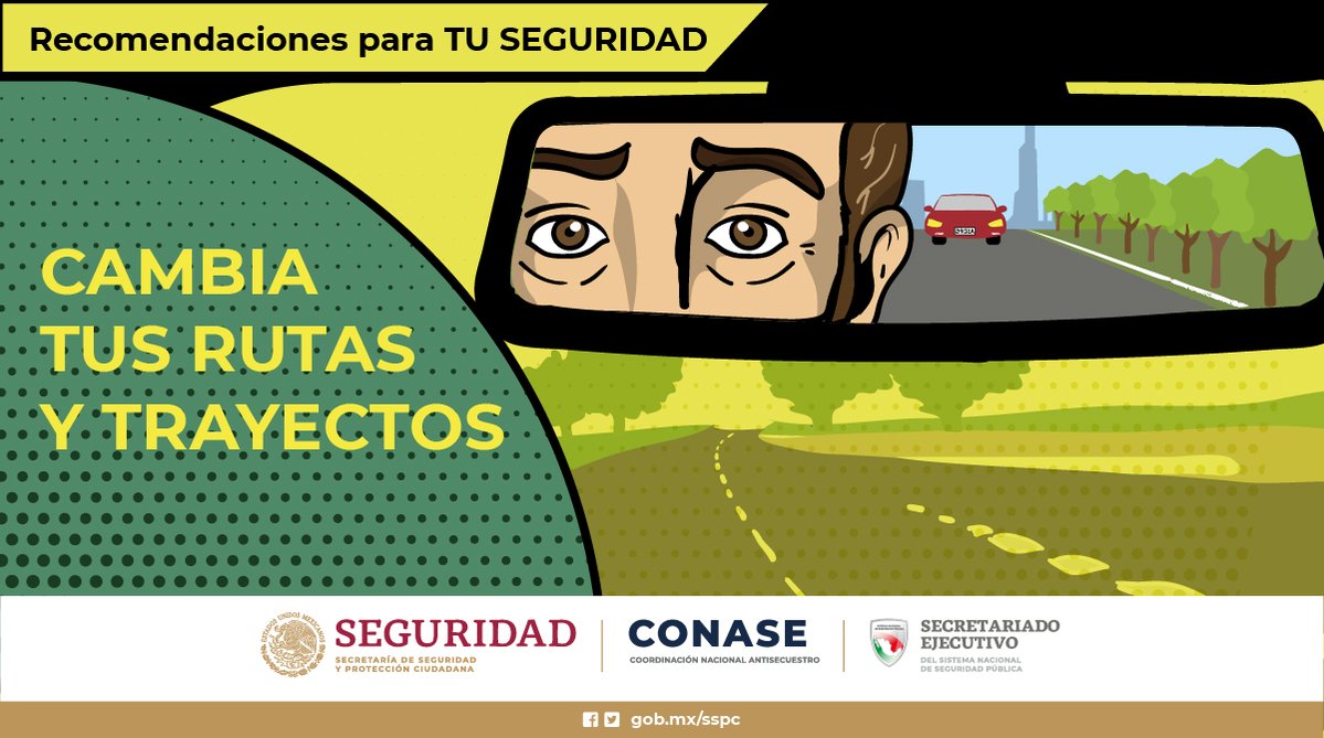 SSC_CDMX's tweet image. Cambia tu rutina de transporte y nunca vayas por el mismo camino, esto puede protegerte de ser #Víctima de algún #Delito.
📱 #089 #DECODE #CONASE 🏃🏻

#089DenunciaAnónima
#Secuestro #Extorsión