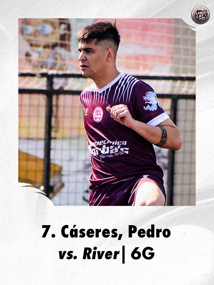 🖼 ¡Las figuritas de la fecha 2 del Clausura!

⭐️ <a href="/LanusLat/">Club Lanús - LAT</a>, elegido mejor equipo de la jornada.

🔥 <a href="/Caserespedroo/">Pedro Caseres</a> metió ¡7 GOLES! en el encuentro ante River. 

🔝 <a href="/Argentwnos/">Argentinos Juniors LAT</a> tiene en Santi Lepe a un emblema: 3 goles suyos para darle el triunfo y la punta compartida al Bicho.