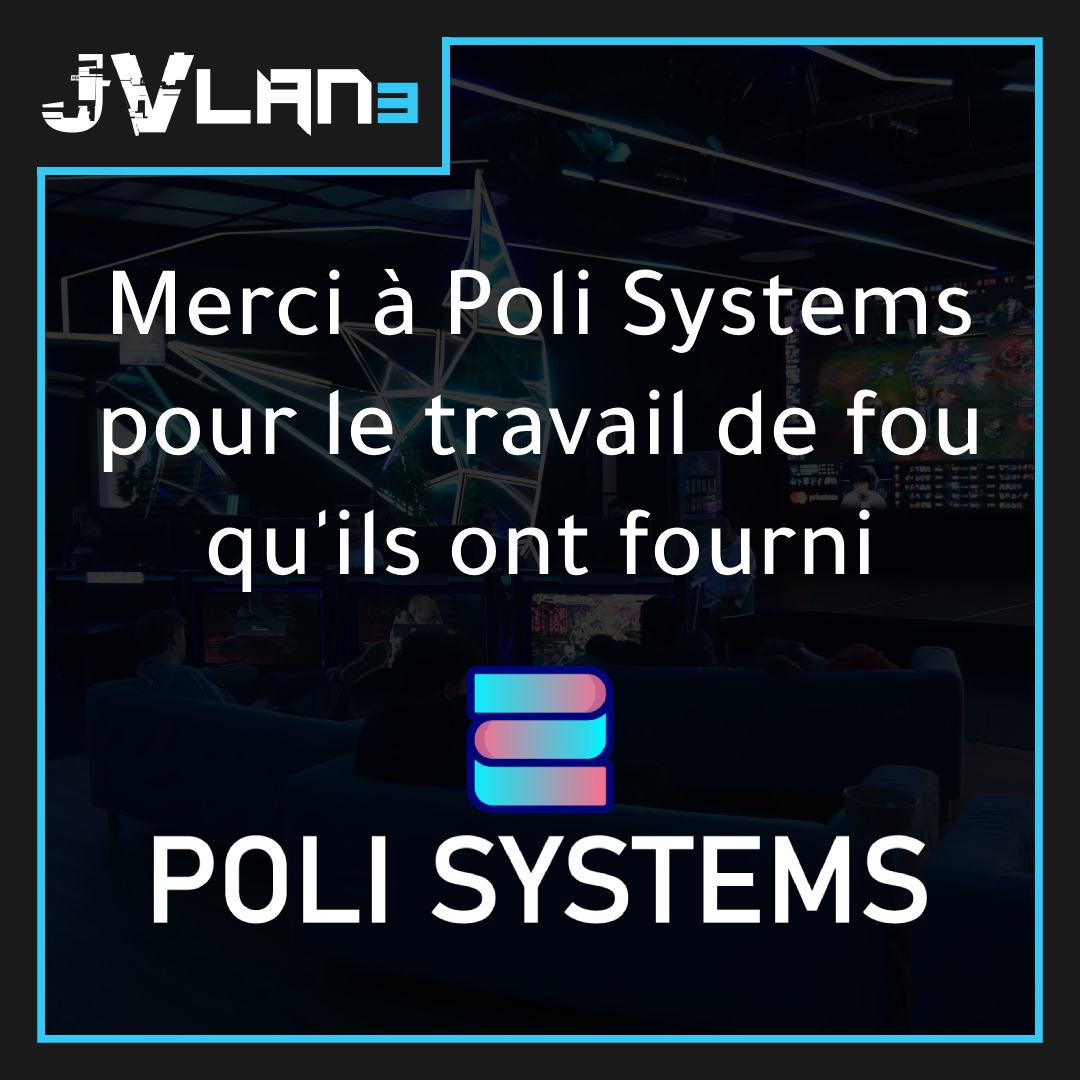 JVLAN (@jvlan_ch) on Twitter photo 🎮 Merci à <a href="/PoliSystemsGmbH/">Poli Systems GmbH</a> pour leur soutien à #JVLan !
C’est grâce à des partenaires comme eux que la communauté gaming peut vivre des tournois, du fun et des rencontres inoubliables 💻🔥 🎮 Merci à <a href="/PoliSystemsGmbH/">Poli Systems GmbH</a> pour leur soutien à #JVLan !
C’est grâce à des partenaires comme eux que la communauté gaming peut vivre des tournois, du fun et des rencontres inoubliables 💻🔥
