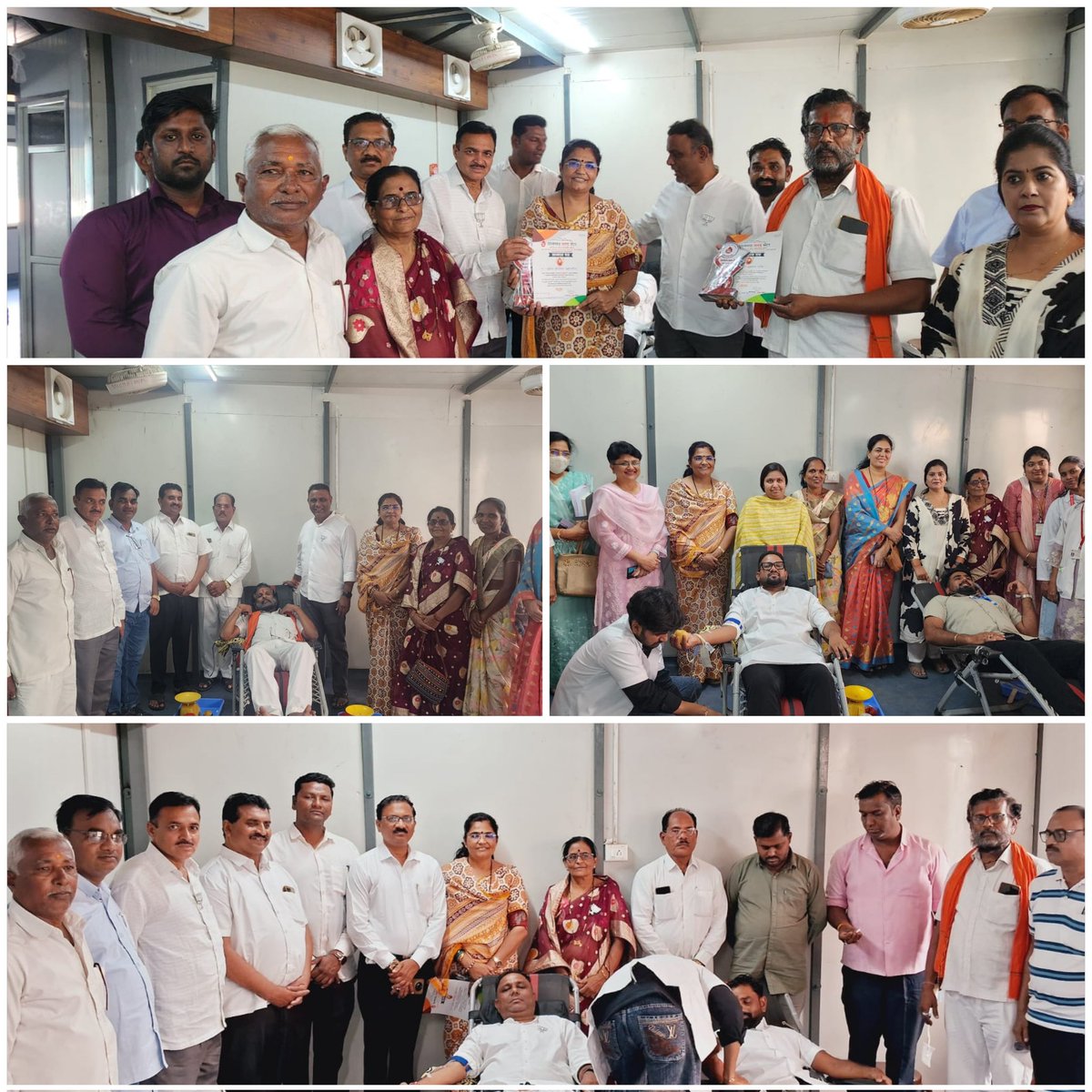 SurekhaBhuse's tweet photo. 📍 १७ सप्टेंबर २०२५📍मालेगाव कॅम्प 
भव्य रक्तदान शिबिर
विश्वगुरू पंतप्रधान सन्माननीय नरेंद्रजी मोदी यांच्या वाढदिवसानिमित्त सुरू झालेल्या पंधरवाडा कार्यक्रमाचा शुभारंभ रक्तदान शिबिराने करण्यात आला.
@Dev_Fadnavis
@ChitraKWagh @Team_Chitrawagh https://t.co/GkQKwA7VTk