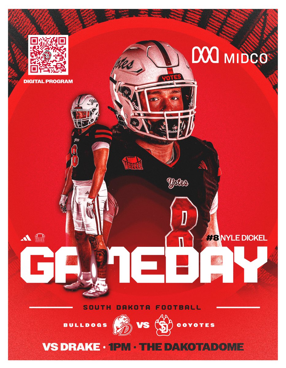 𝐃𝐈𝐆𝐈𝐓𝐀𝐋 𝐏𝐑𝐎𝐆𝐑𝐀𝐌! 🐾

This week's digital program vs. Drake is now available!

🔗 » yote.us/46jQwbv

#GoYotes x #WeAreSouthDakota