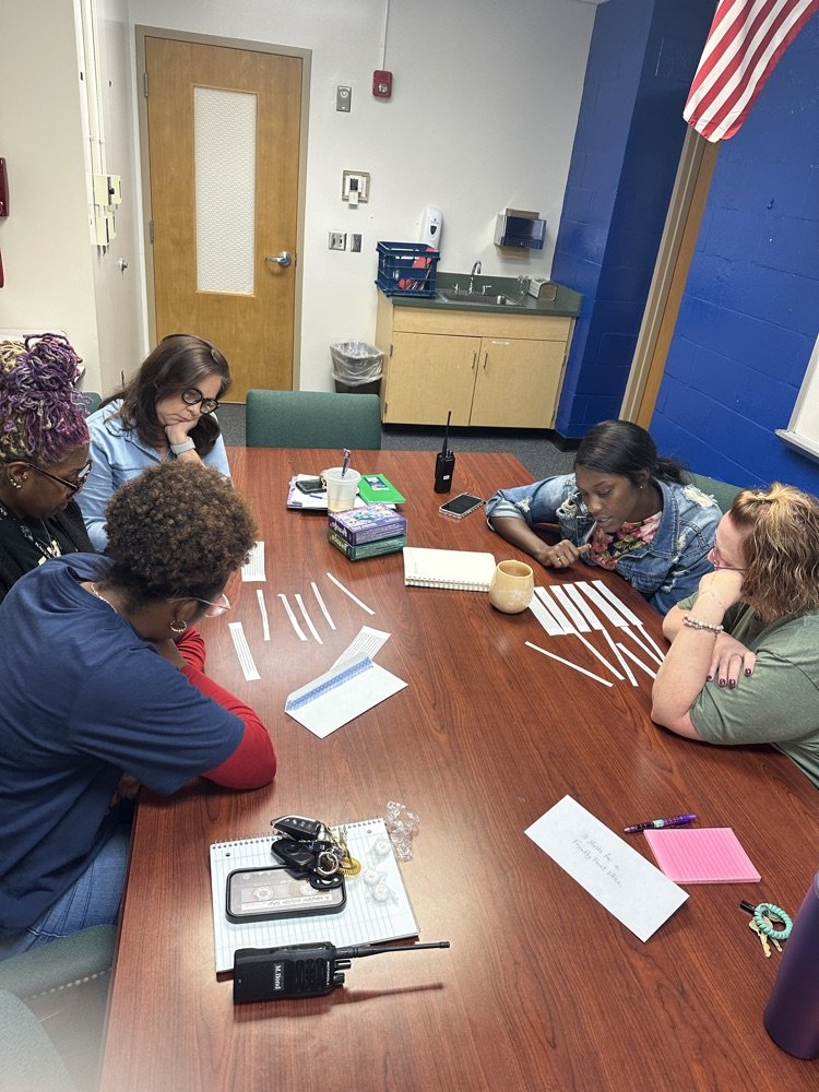 Our amazing office staff engaged in some team building and professional development today. #belonggrowsucceed