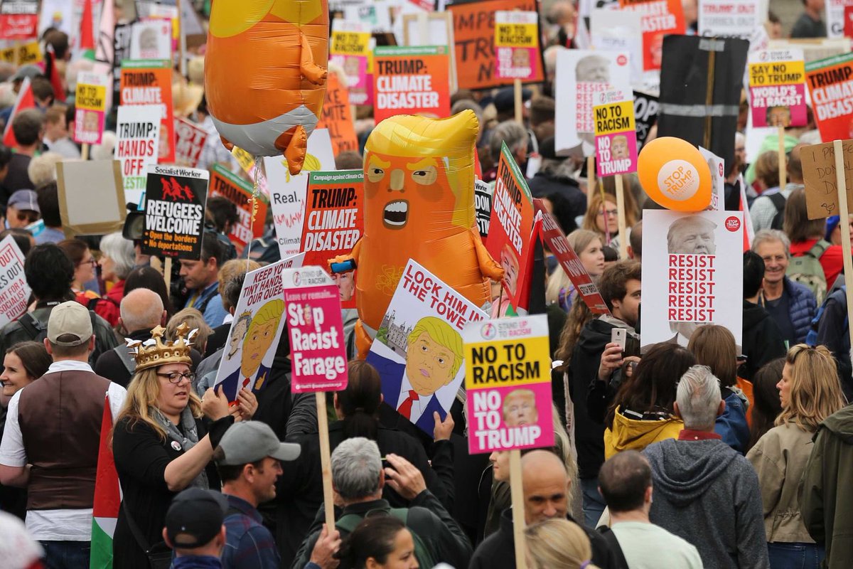 UK protestors put so much effort into their props.  And for what?