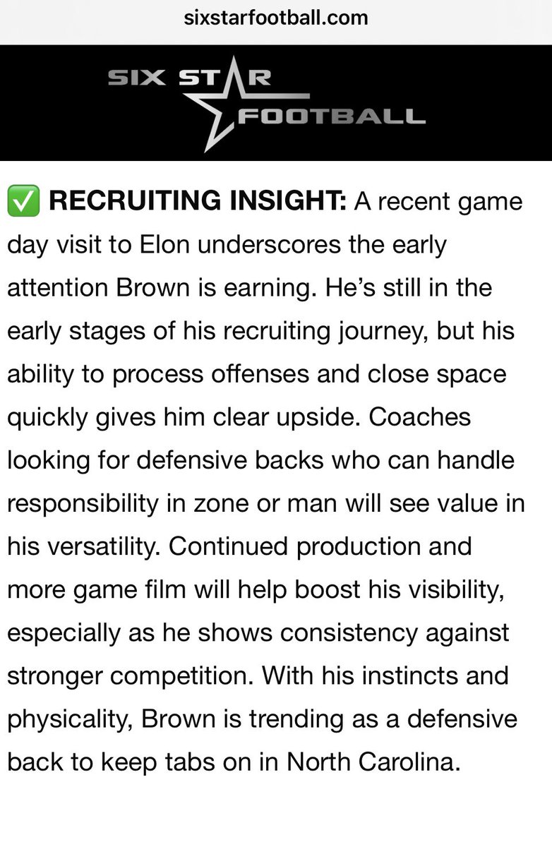 Evan Brown (@brown_evan27) on Twitter photo Thanks <a href="/sixstarfootball/">Six Star Football | PLUS+</a> for the write up! The work continues.
<a href="/FBRecruitLRHS/">Leesville Rd High School Football Recruiting</a> <a href="/BenKolstad/">Ben Kolstad</a> <a href="/MegaMuff23/">Coach Muffley</a> <a href="/wco70mack/">WCO70 Sports</a> Thanks <a href="/sixstarfootball/">Six Star Football | PLUS+</a> for the write up! The work continues.
<a href="/FBRecruitLRHS/">Leesville Rd High School Football Recruiting</a> <a href="/BenKolstad/">Ben Kolstad</a> <a href="/MegaMuff23/">Coach Muffley</a> <a href="/wco70mack/">WCO70 Sports</a>