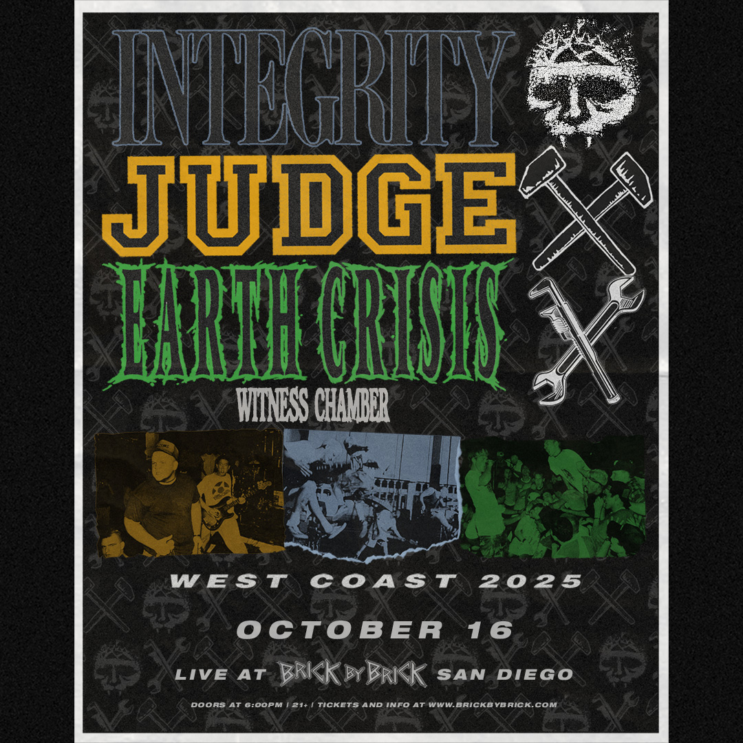Don't miss @integrity_ht #Judge #EarthCrisis + @witnesschamber at Brick on Oct. 16th—get tix at ticketweb.com/event/integrit… #LiveAtBxB #Integrity #judgenyhc <a href="/DwidHellion/">Dwid Hellion</a> @relapserecords <a href="/DAZE_STYLE/">lmaoooo</a>
