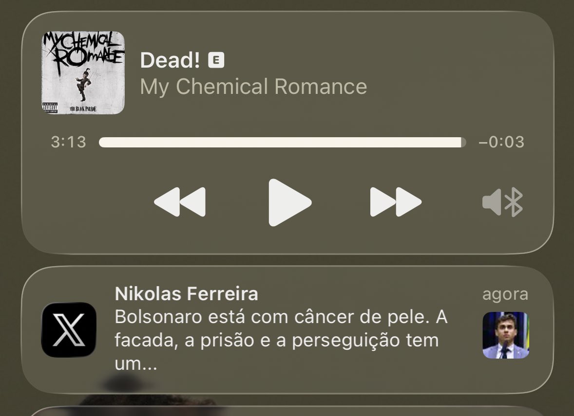 Acabou de aparecer essa notificação pra mim (não sigo esse traste) e a música que estava escutando diz minha opinião a respeito.

Vá você e ele pra casa do caralho