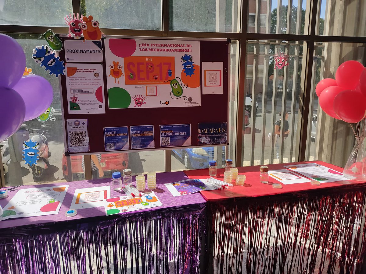 Crissanpor's tweet image. Éxito total en el #InternationalMicroorganismDay 🧫 @SEMicrobiologia @IntMicroDay