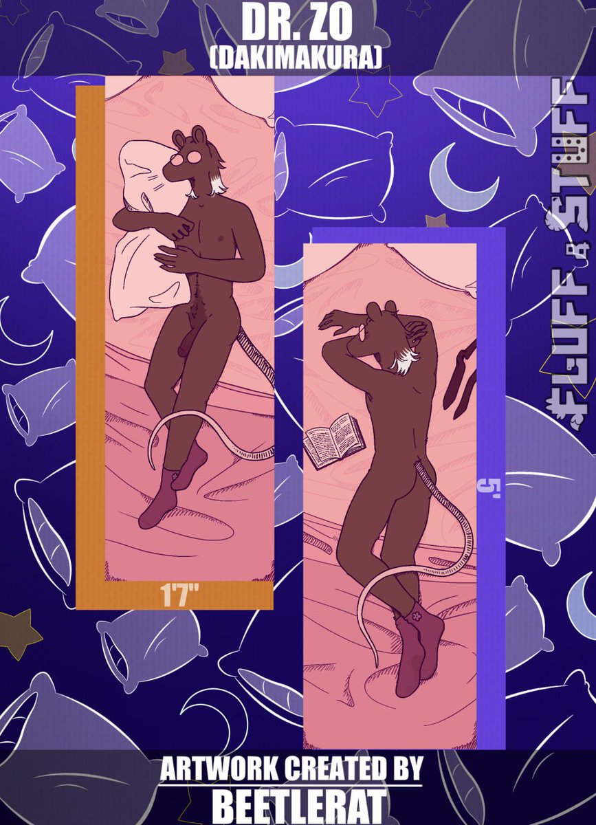 After a busy day with clients, Doctor Zo loves to unwind with a little late night reading, sleepy conversations, and lazy touches. Art by @beetleratedr fluffandstuff.net/products/dr-zo…