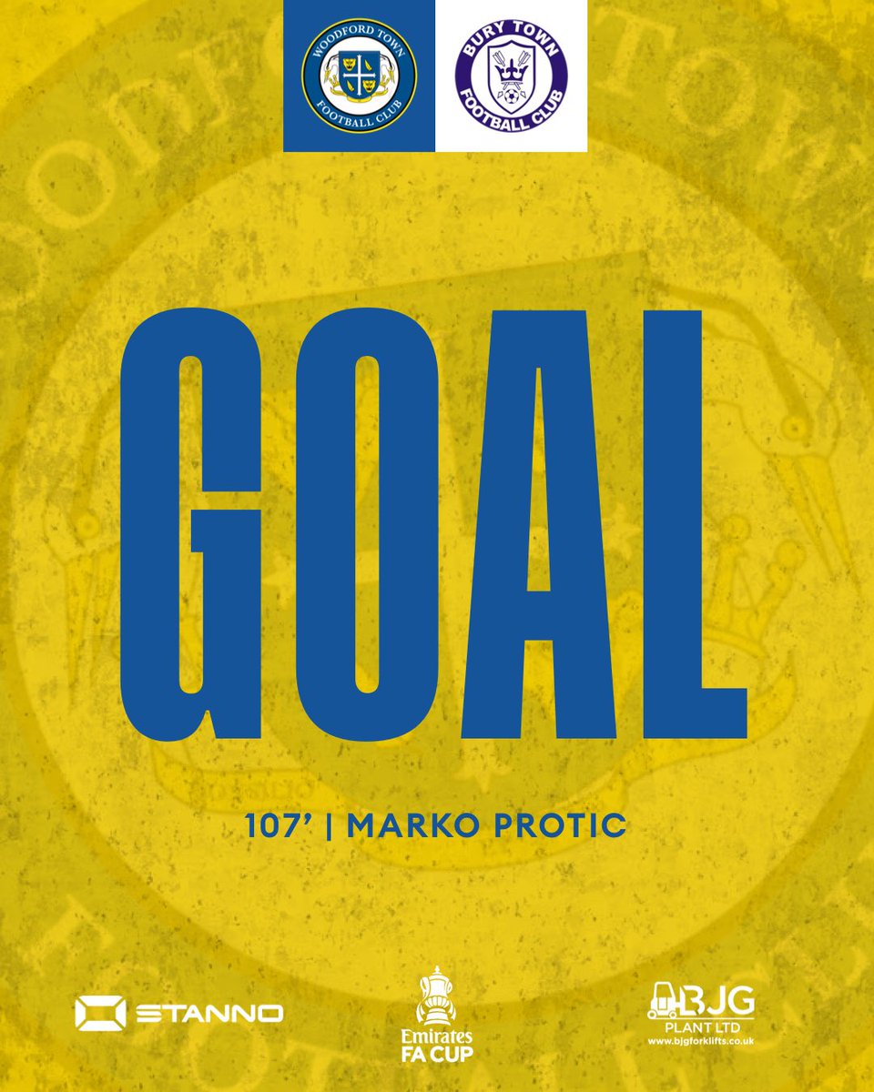 107’ | MARKOOOOOOOO! 💥 

🪵 1-0 ⚪️// #WoodfordTown #COYW // #ESL // #EmiratesFACup