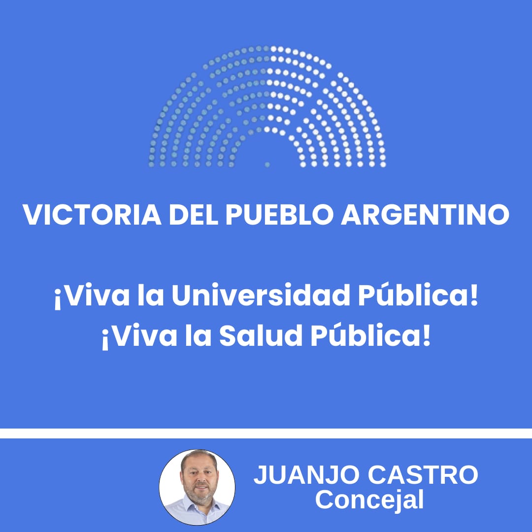El Congreso pudo frenar la crueldad del poder ejecutivo y demostrar que está para defender a las mayorías.
El 26 de octubre es el siguiente paso para seguir diciéndole BASTA en las urnas a MILEI.
¡La educación no se toca y con la salud no se juega!
#EducaciónPública
#Saludpublica