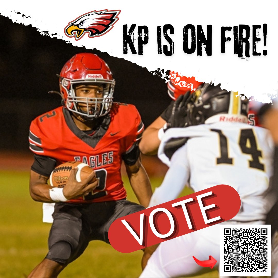 🏈🔥 History Being Made. Honors Earned. 🔥🏈

KhaVontae (KP) Paul continues to raise the bar, breaking his own single-game rushing record with 339 yards against Verrado! 💪

He’s also been:
✅ Nominated for The Arizona Republic’s Week 4 Player of the Week – 🗳️ Go cast your vote