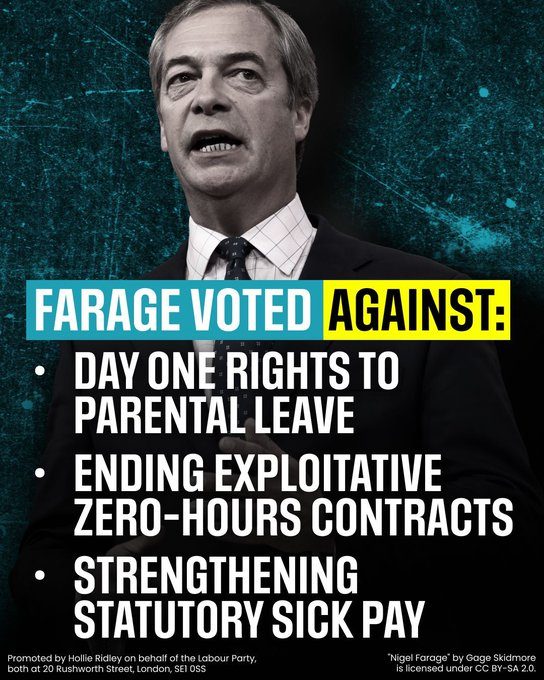 Well he can't upset the rich who employ people can he