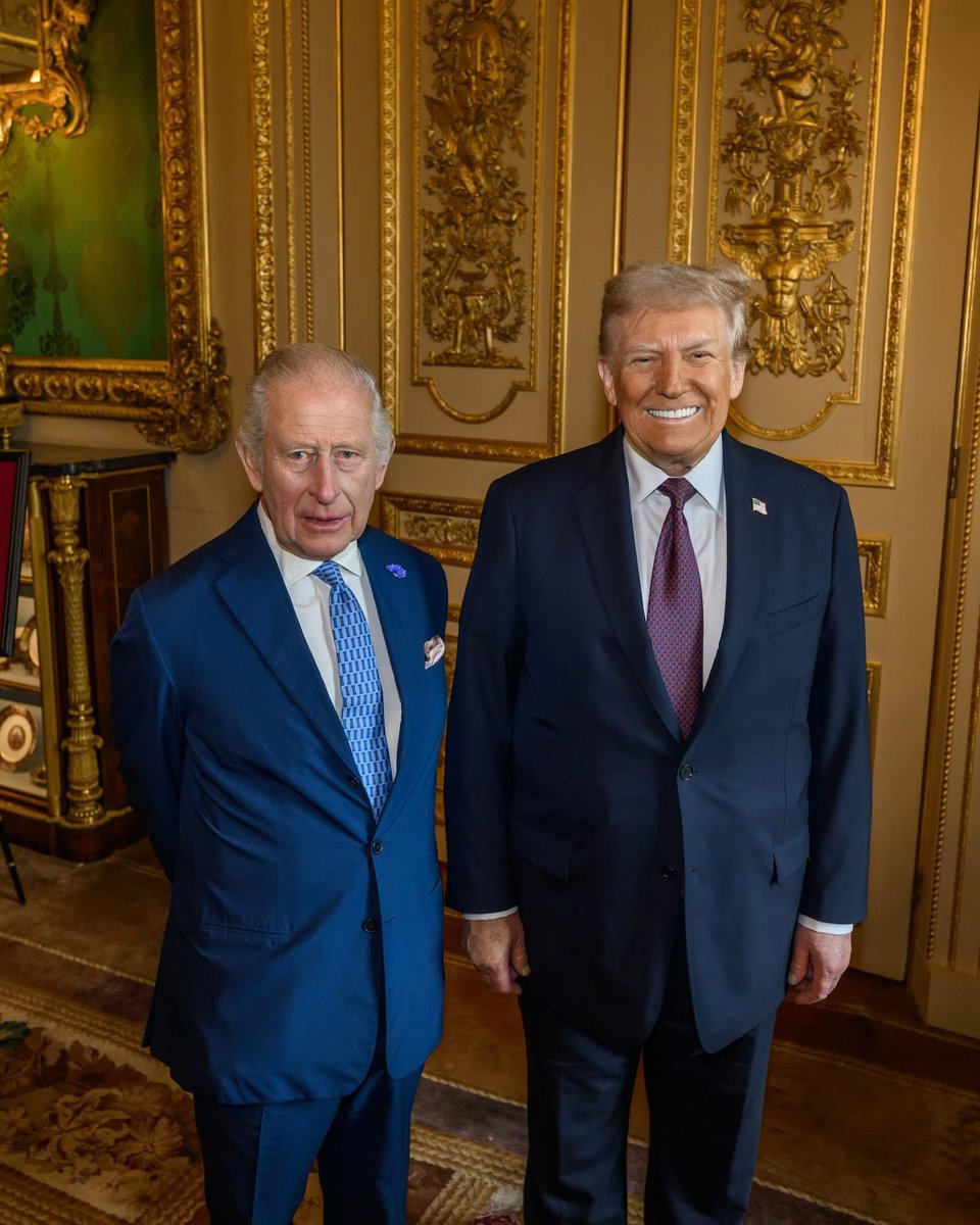 President Donald J. Trump and His Majesty King Charles III

🇺🇸🤝🇬🇧
