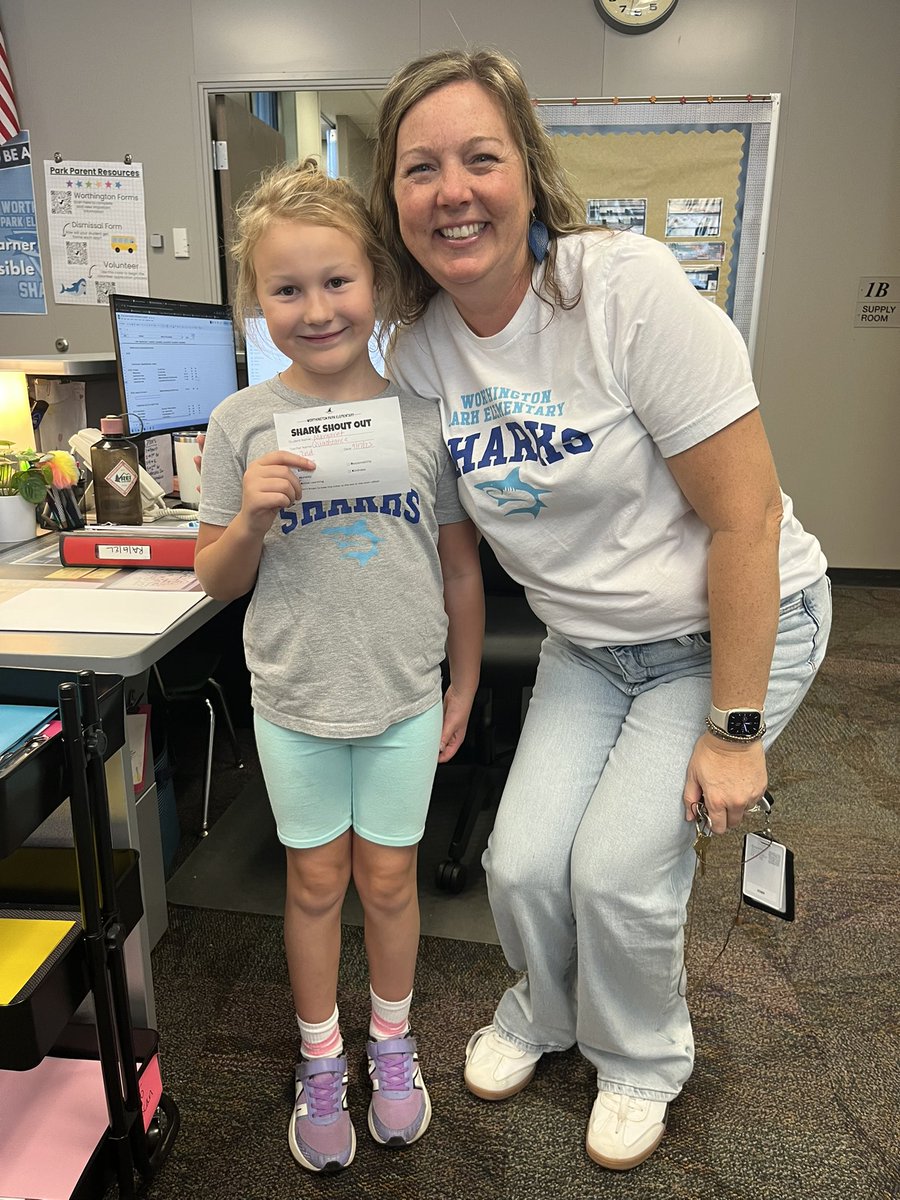 Love these girlies!!! <a href="/WoParkSharks/">Worthington Park Elementary School</a> #itsworthit