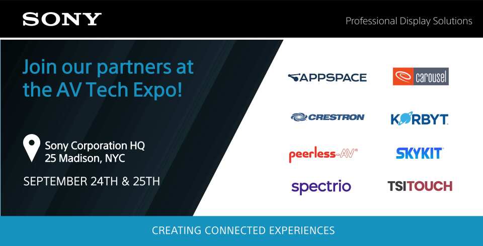 SonyProUSA's tweet image. We&apos;re excited to have some of our Alliance partners at the NYC AV Tech Expo next week! Come explore how their solutions complement our products. Register today if you haven’t already: bit.ly/4lwf4SD

#ProDiplay #LEDwall #AVtech