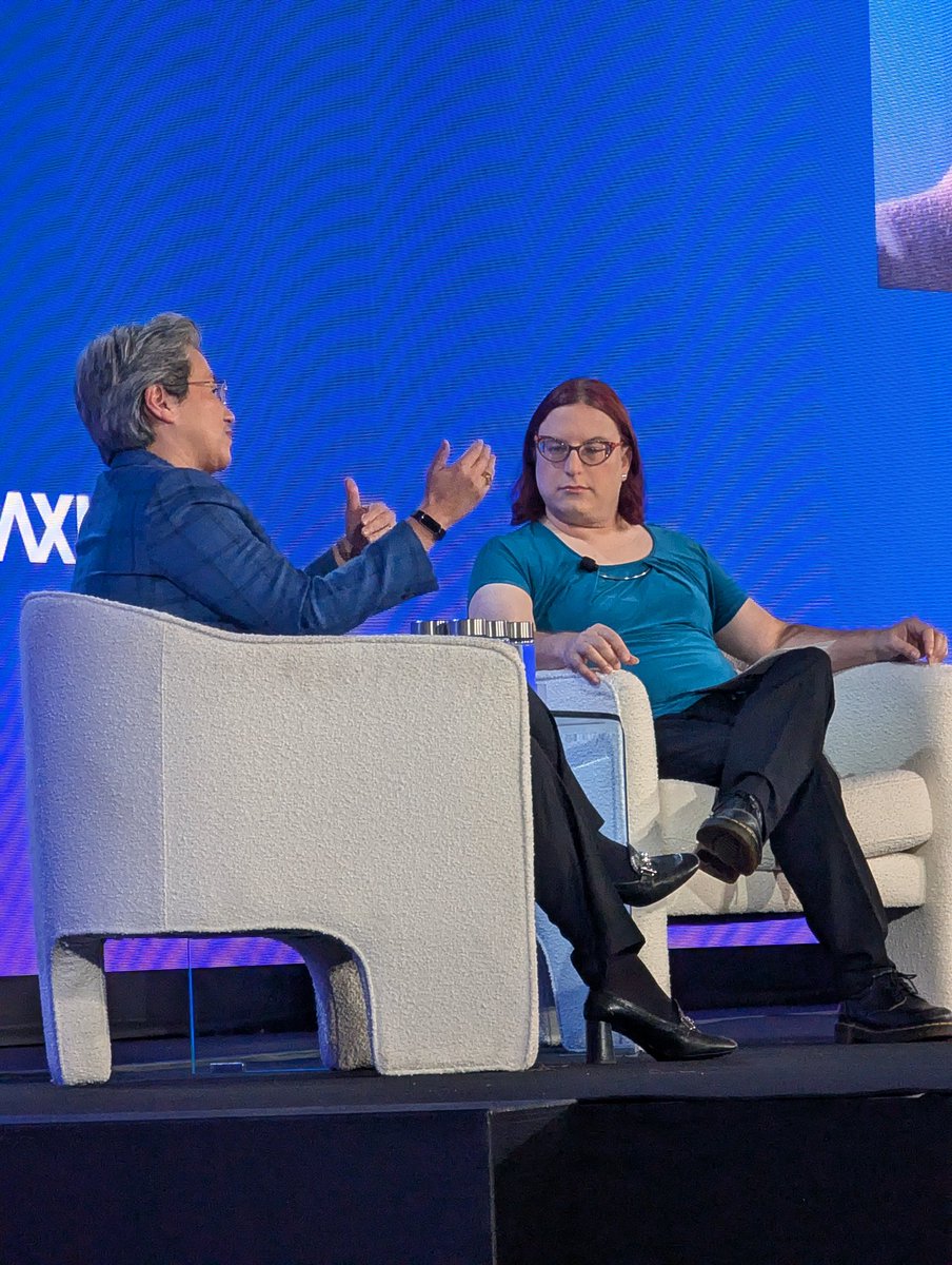 At #AxiosAiSummit. Great conversation on the AI infrastructure boom and other topics with <a href="/inafried/">Ina Fried</a> and <a href="/LisaSu/">Lisa Su</a>