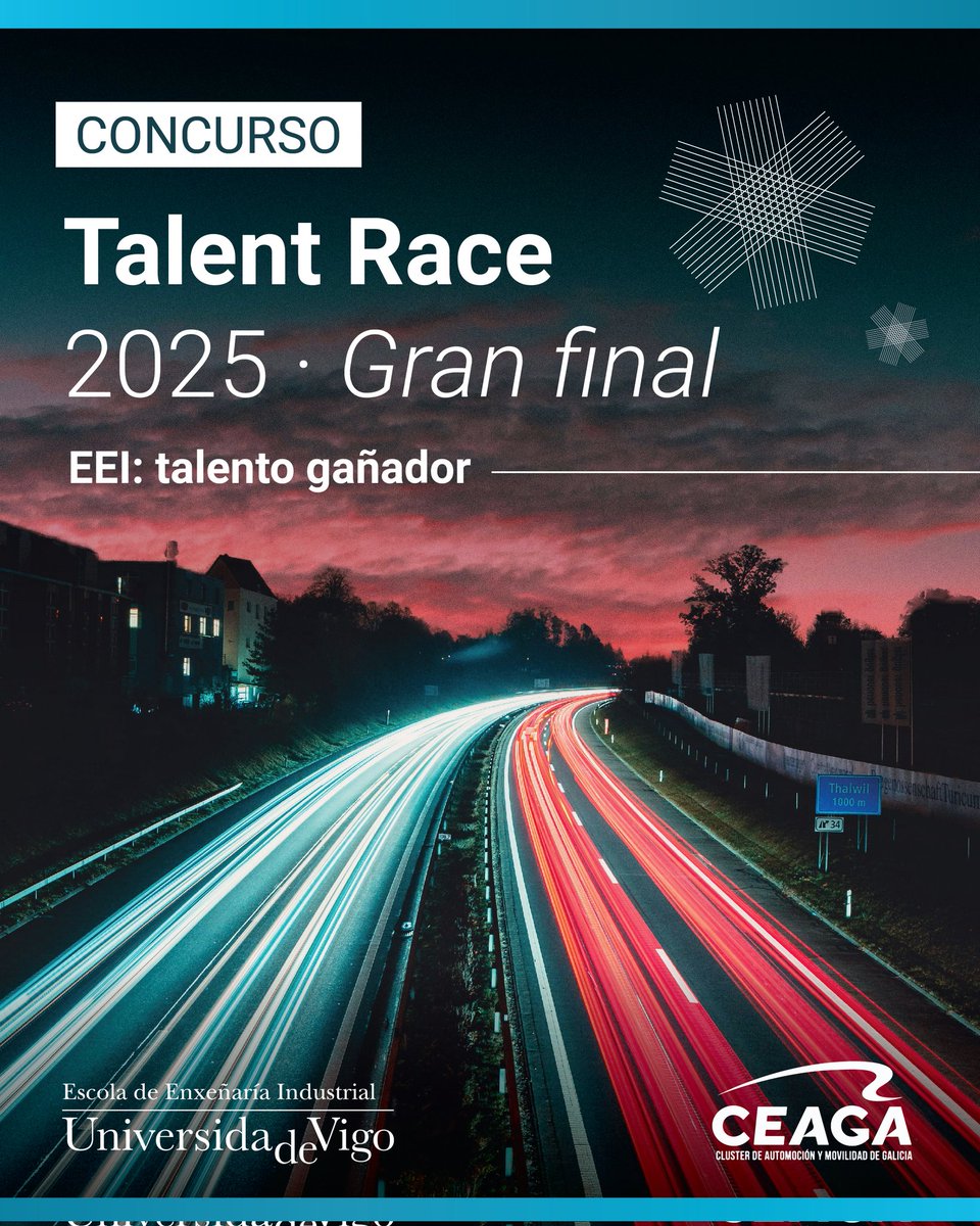 🌟 Gran final do concurso Talent Race 2025! Este pasado venres, celebramos a culminación desta iniciativa de <a href="/CEAGA/">CEAGA</a>, que conecta o talento das universidades coas empresas do sector.

#eeiuvigo #venaindustriais #MáisUvigo