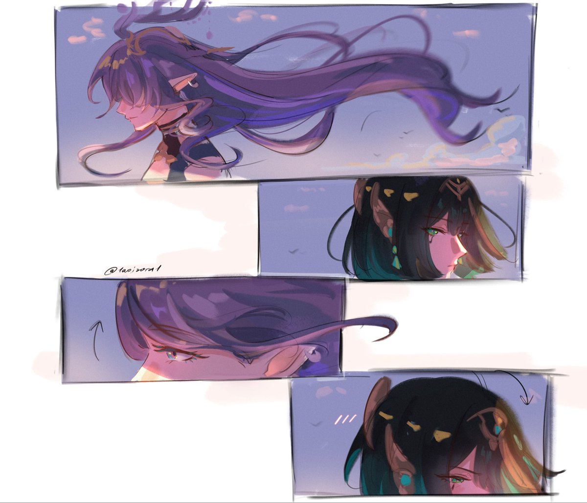 aoxdiae's tweet image. #laufer her only weakness