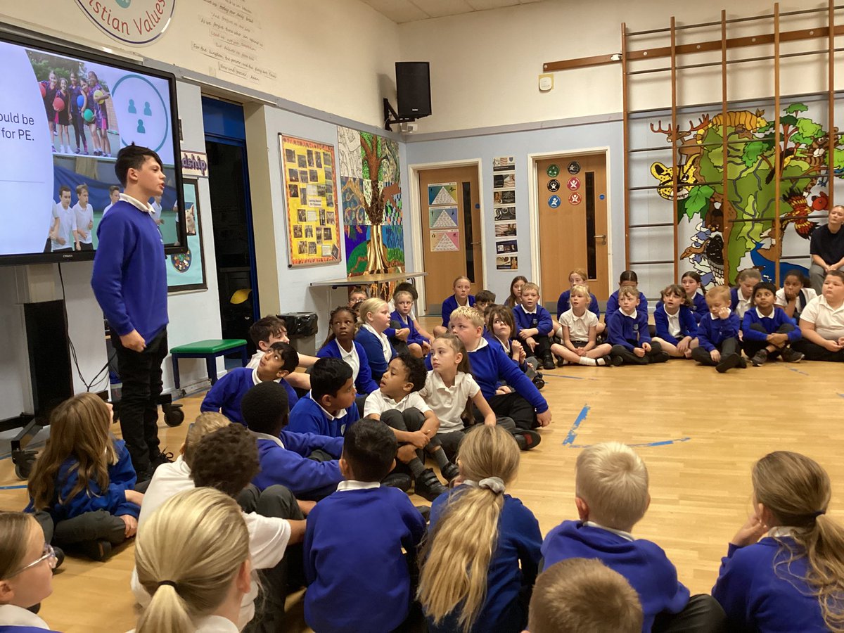 StBPrimWorcs's tweet photo. Another superb oracy assembly this morning debating whether boys and girls should be separated in PE. There was rather a lot of disagreeing agreeably going on! @voice21oracy @melvoice21 https://t.co/P2c0CJQe2W
