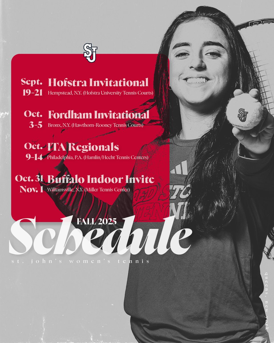 The fall slate is set!! 🔴🌩️

📎: bit.ly/3Vn4Nh5