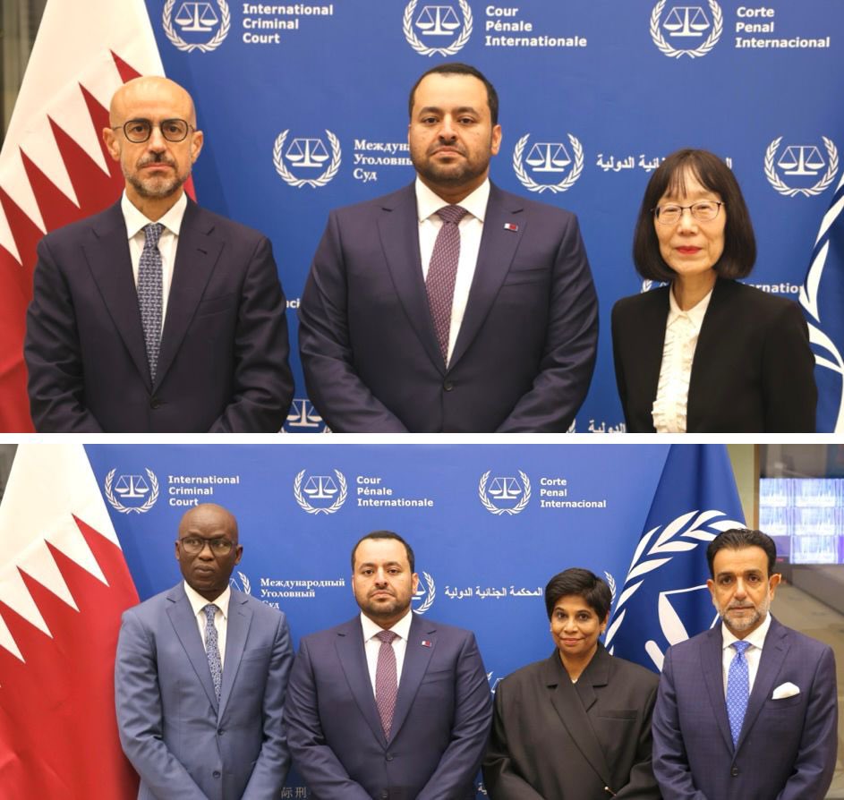 Dr_Al_Khulaifi's tweet photo. زرت اليوم المحكمة الجنائية الدولية في لاهاي - هولاندا، في إطار عمل الفريق المكلّف ببحث المسارات القانونية للرد على العدوان الإسرائيلي على دولة قطر. أكدتُ، خلال الاجتماعين، التزام دولة قطر بدعم مسار العدالة الدولية وضمان محاسبة مرتكبي الجرائم وعدم إفلاتهم من العقاب تحت مظلة القانون الجنائي الدولي.