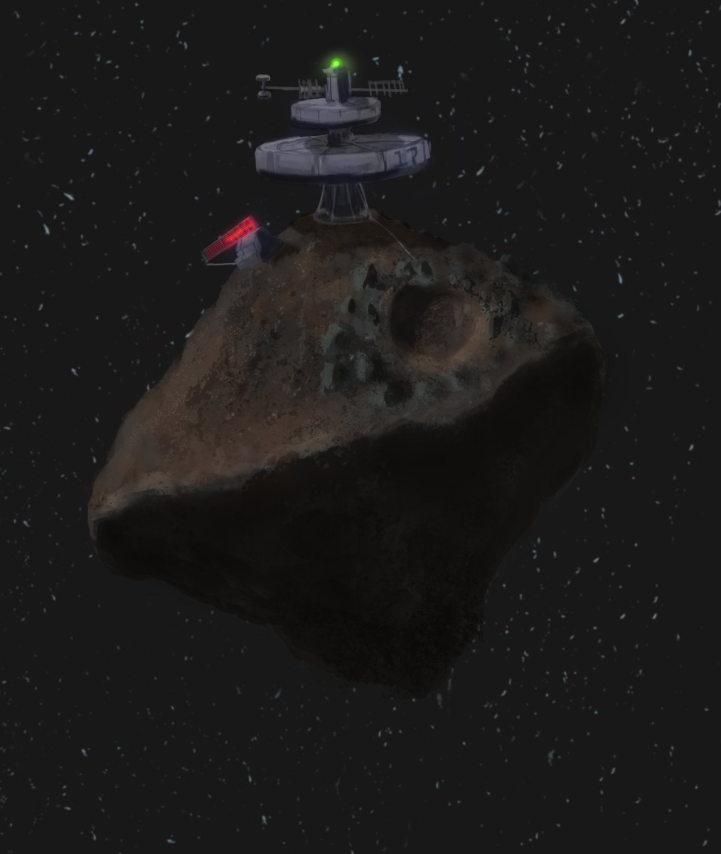 johnmustache's tweet image. #SST25 HABITAT
Look, I&apos;ve worked for plenty of asteroid mining outfits, and this is by far the best one. This is an M-type, low-regolith, low-volatility rock, the hours are pretty easy, the hab is big and comfy. What else could you ask for?
#spaceshiptember