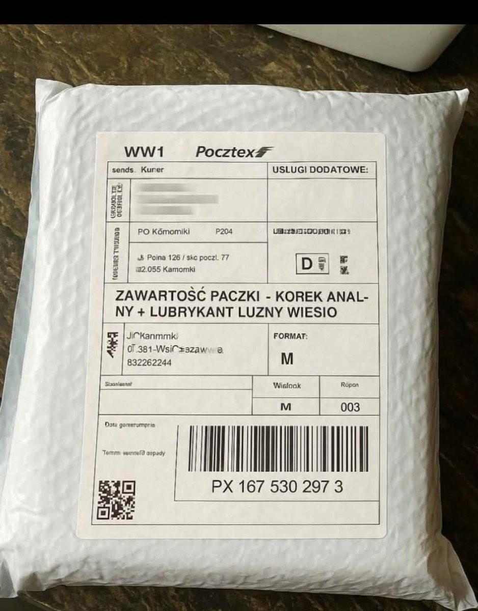 Z facezbuka. Warto nieraz dopłacić do dyskretnego opakowania. A tu jakiś żyd się trafił. 🤣🤣🤣