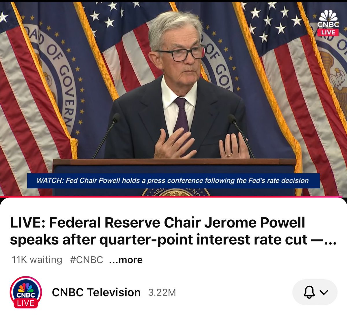 Uncle Powell is live on CNBC News