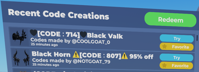 The Flex UGC Codes codeboard is currently broken

source: @Theflexugccodeboard