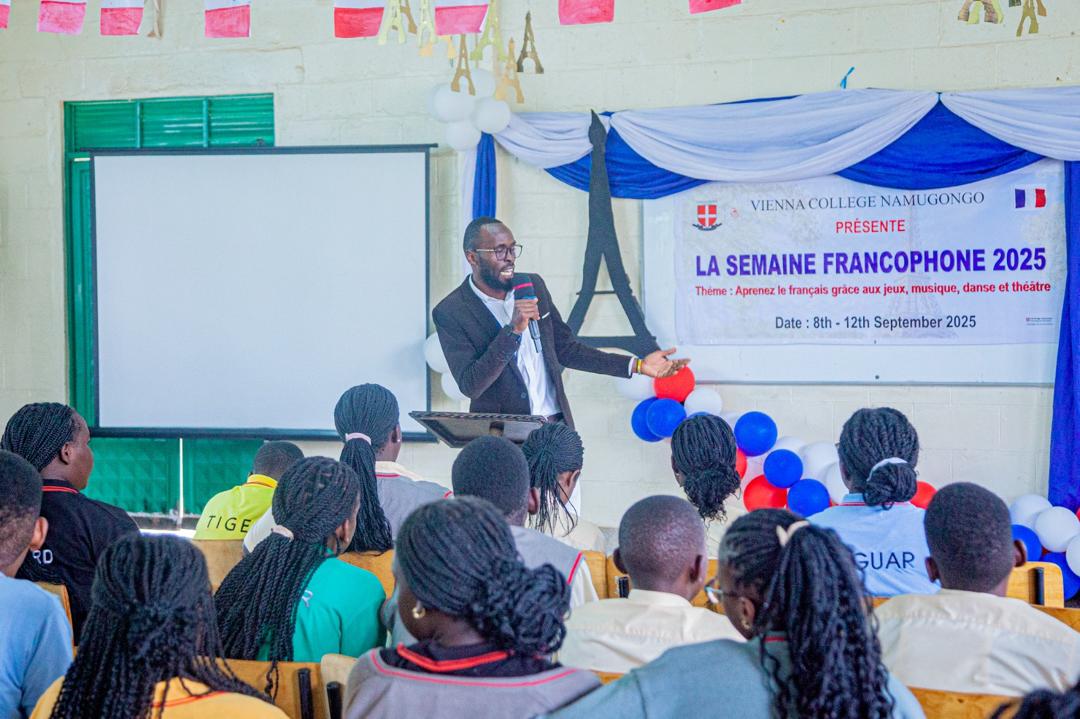 KabojjaSchool's tweet photo. Kabojja International School proudly joined the French Week climax at Vienna College .
Our learners immersed in a Francophone environment, showcased their skills &amp; built confidence in French while making global connections. 
#FrenchWeek #KISBeyondClassrooms https://t.co/trgKWexfxN