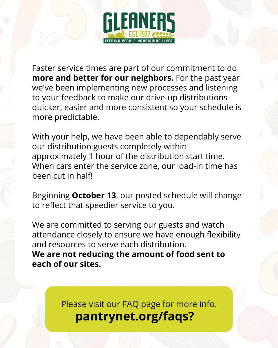 Gleaners Community Food Bank tweet media