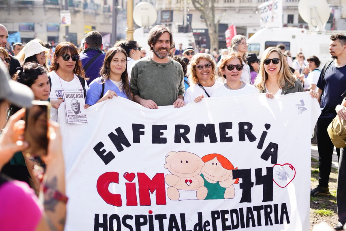 Las trabajadoras y trabajadores del Garrahan le van a torcer el brazo a Milei y sus cómplices.