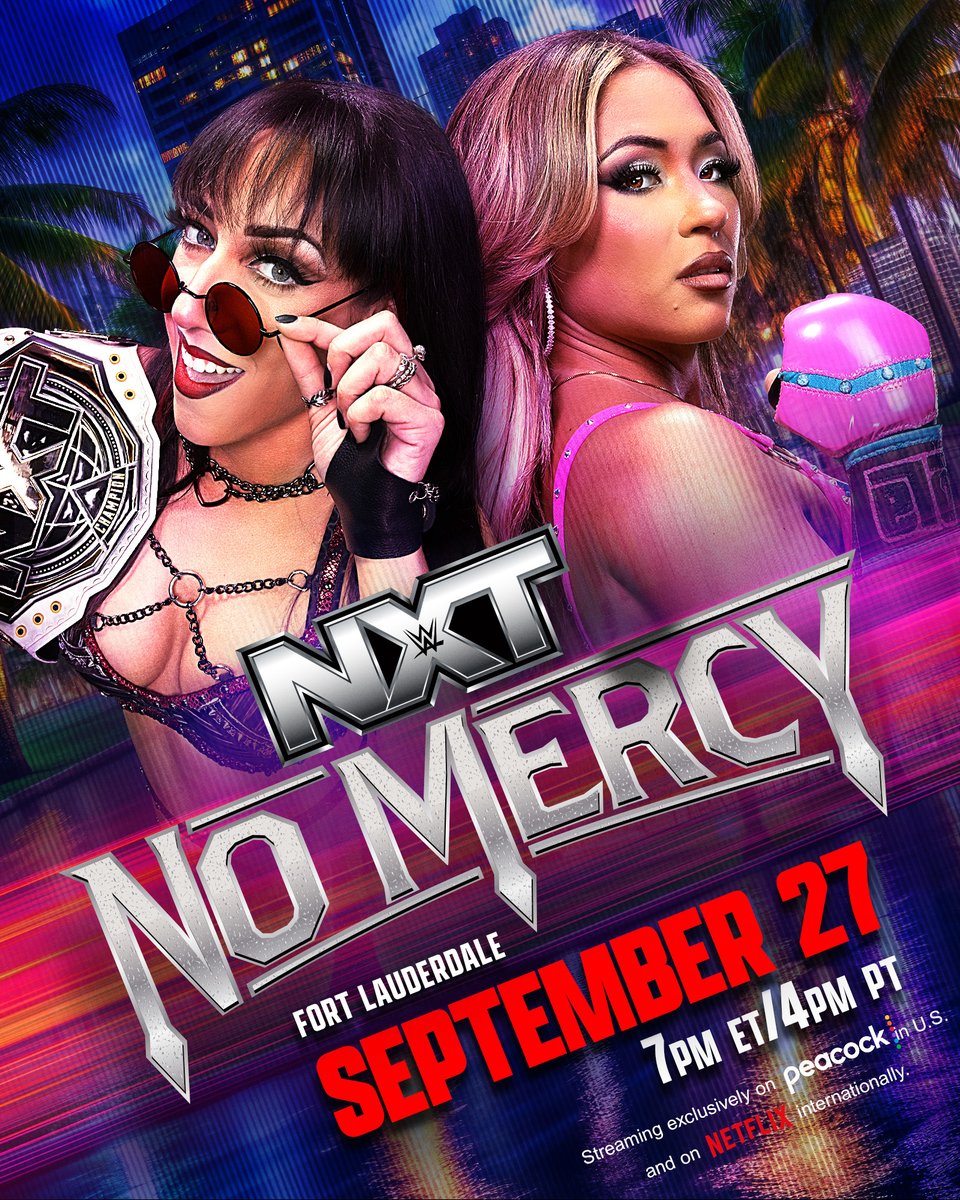 .<a href="/jacyjaynewwe/">Jacy Jayne</a> will defend her #WWENXT Women's Championship against <a href="/lolavicewwe/">Valerie Loureda</a> at #NXTNoMercy! 

📍 FORT LAUDERDALE
🎟️ seatgeek.com/wwe-tickets/ww…