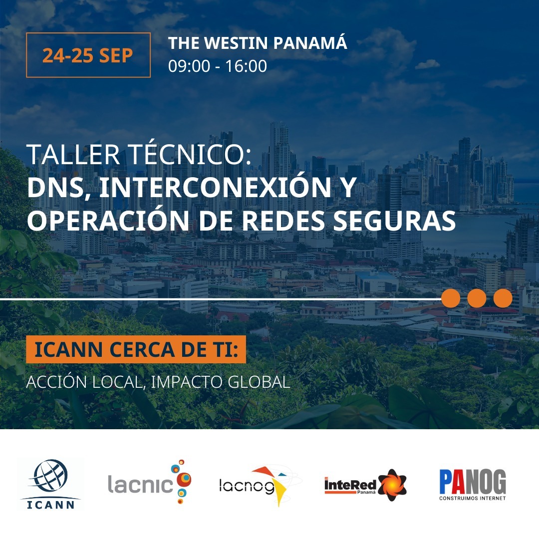 🌐 ¡Seguimos fortaleciendo la comunidad técnica de Internet en Latinoamérica!

📅 22–26 sep – Taller DNS/Enrutamiento (Panamá)

📅 6–10 oct – LACNIC44 – LACNOG2025 (El Salvador)

👉 Pronto más detalles.

#Internet #ComunidadTécnica #LACNIC #LACNOG