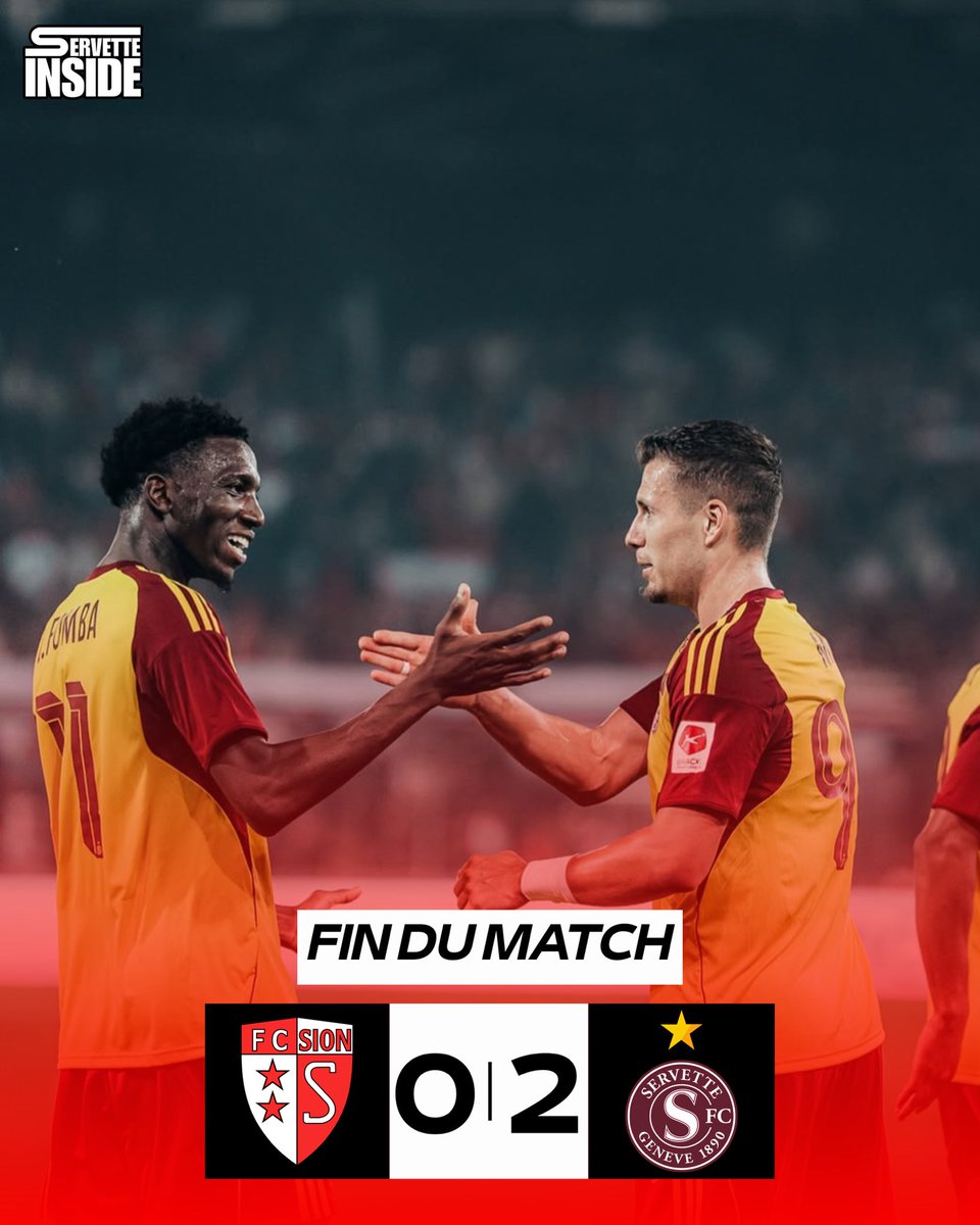 Servette Inside (@servetteinside) on Twitter photo ๐ฆ๐๐ฅ๐ฉ๐๐ง๐ง๐ ๐๐ฬ๐๐ฅ๐ข๐๐๐ ๐ฆ๐ ๐ฃ๐ฅ๐๐ ๐๐ฬ๐ฅ๐ ๐ฉ๐๐๐ง๐ข๐๐ฅ๐ ๐๐ก ๐๐๐๐ ๐ฃ๐๐ข๐ก๐ก๐๐ง โต ๐ฑ๐ป
Grรขce ร un doublรฉ de Samuel Mrรกz, les Grenat sโimposent sereinement ร Tourbillon !
๐๏ธSeverin : ยซ Elle fait du bien ยป
๐๐จ๐ญ Prochain match ce samedi : Yverdon (extรฉrieur) ๐ฆ๐๐ฅ๐ฉ๐๐ง๐ง๐ ๐๐ฬ๐๐ฅ๐ข๐๐๐ ๐ฆ๐ ๐ฃ๐ฅ๐๐ ๐๐ฬ๐ฅ๐ ๐ฉ๐๐๐ง๐ข๐๐ฅ๐ ๐๐ก ๐๐๐๐ ๐ฃ๐๐ข๐ก๐ก๐๐ง โต ๐ฑ๐ป
Grรขce ร un doublรฉ de Samuel Mrรกz, les Grenat sโimposent sereinement ร Tourbillon !
๐๏ธSeverin : ยซ Elle fait du bien ยป
๐๐จ๐ญ Prochain match ce samedi : Yverdon (extรฉrieur)